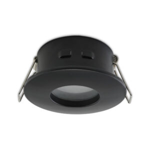 GU10-inbouwarmatuur Marina zwart IP65