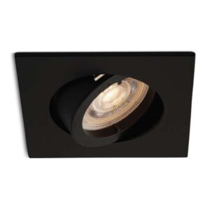 Complete LED-spot Felice zwart GU10 dimbaar 4.2 Watt