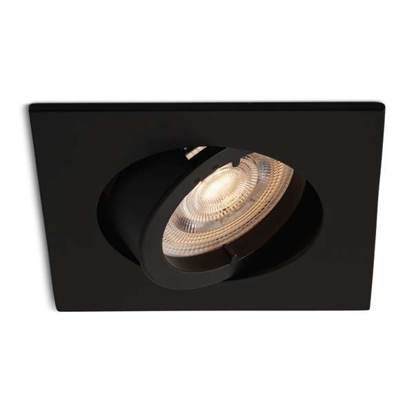 Complete LED-spot Felice zwart GU10 dimbaar 4.2 Watt