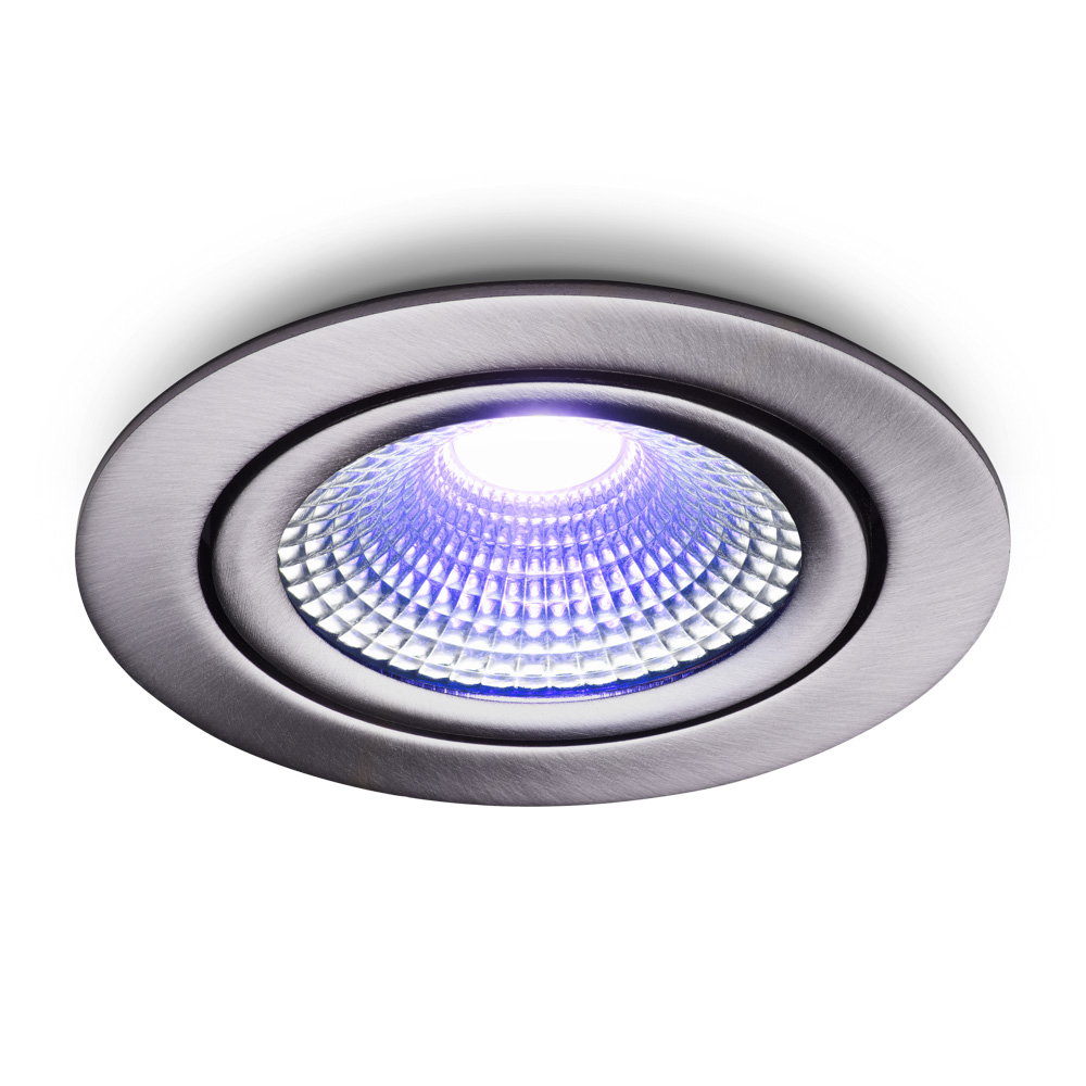 Slimme LED-inbouwspot Vivaro RVS 5W IP54 RGBWW Zigbee