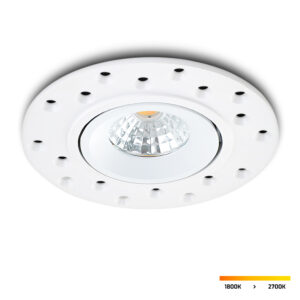 Trimless LED-inbouwspot Sola wit 5W  dim-to-warm