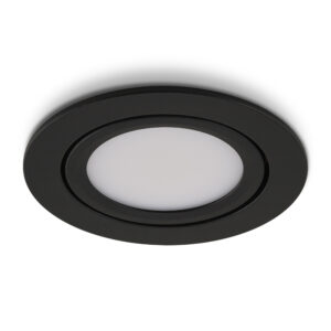 LED-inbouwspot Opaco zwart 5W dimbaar IP54