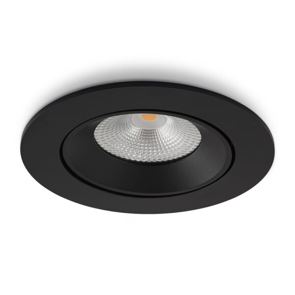 LED-inbouwspot Ozera zwart 10W dimbaar IP54