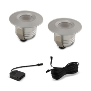 Uitbreidingsset LED-spot Edolo zilver 12V - 2 spots