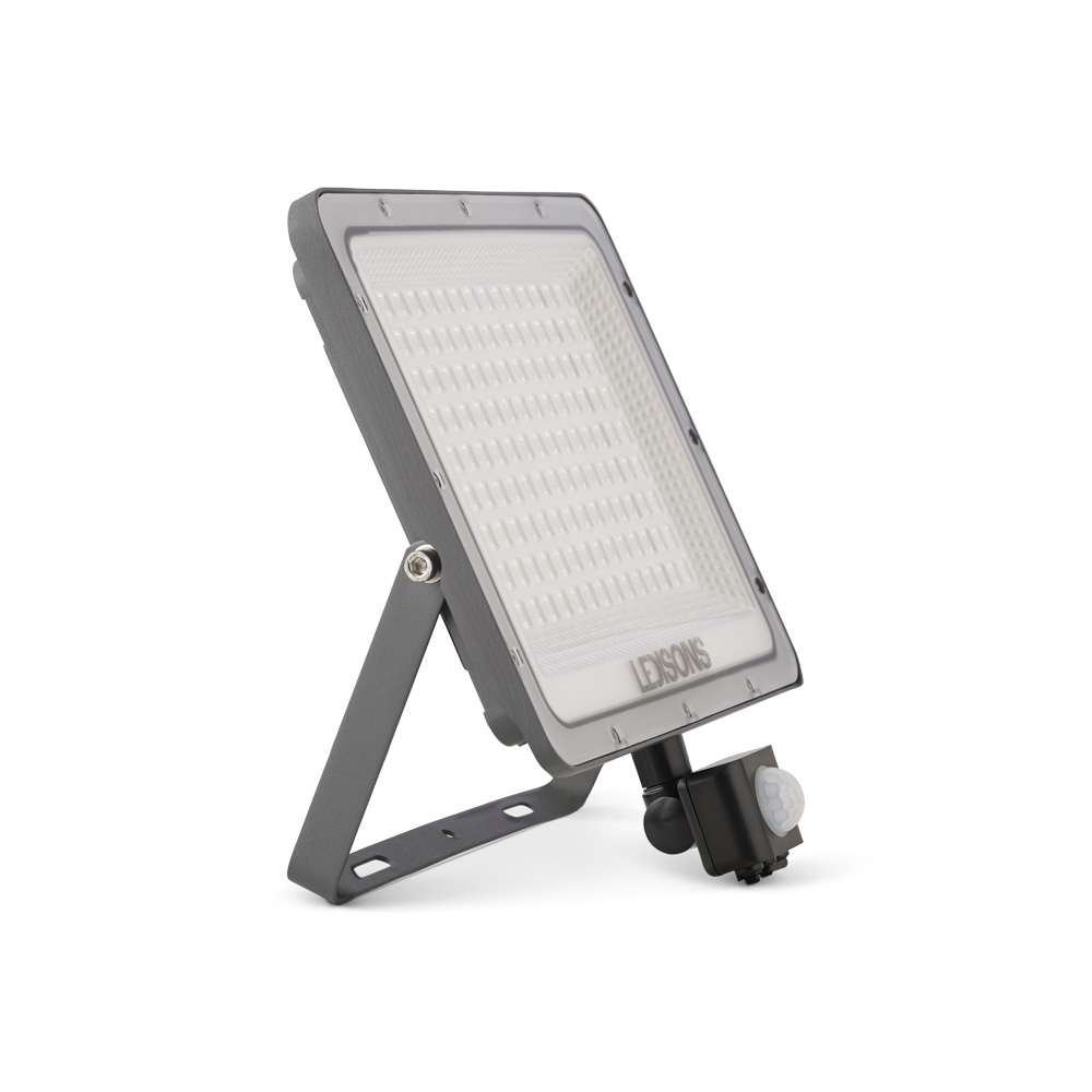 LED-bouwlamp met sensor Keron 100W neutraal-wit