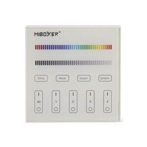 Milight RGB(W) LED-strip wandtouch bediening 4 zone